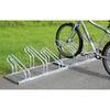 Ground assembly bracket for bicycle rack
